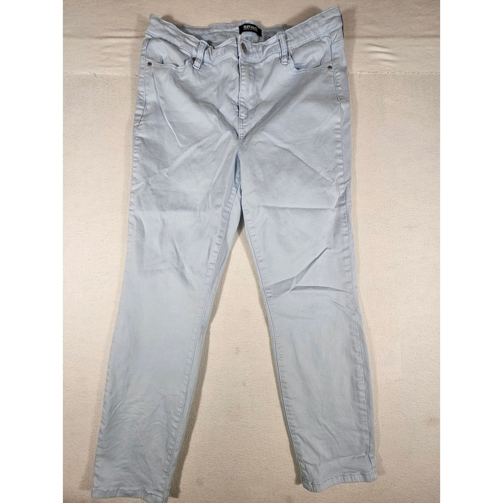 Buffalo David Bitton Havana High Rise Ankle Skinny Jeans Light Blue 12/32